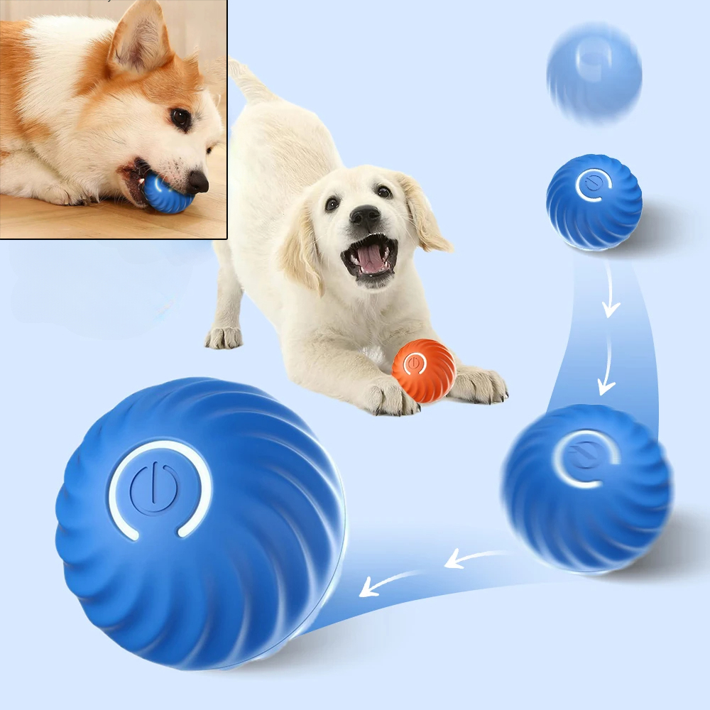 Automatic Moving Dog Ball - Hundespielzeugball Automatisch Bewegender Springender Rollender Ball