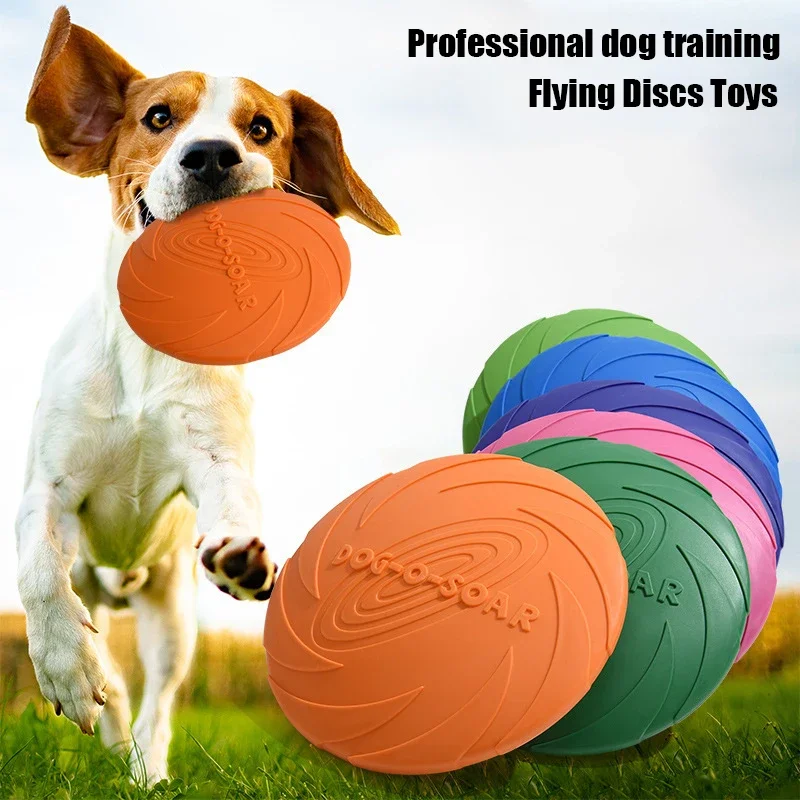 Flying Disc Dog Training Toy - G Großer Hund Goldenes Fell Haustier