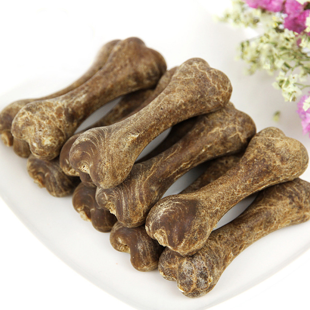 Teeth Cleaning Dog Chew Bone - 5 Stück sichere Kauknochen für Welpen,