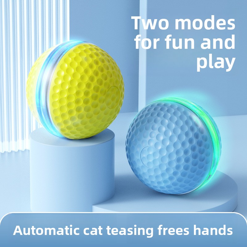 Indestructible Dog Chew Toy - Unzerstörbarer Waben-Gummi Elektrischer Hundeball Automatisch Selbstspringend