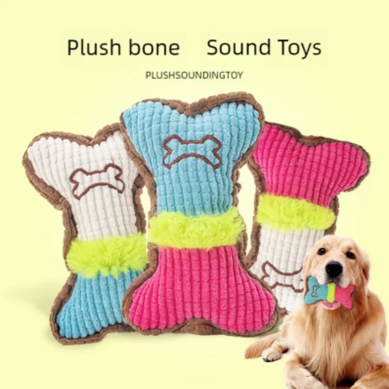 1 Stück Plüsch-Hundespielzeug  – Teeth Cleaning Dog Chew Bone Bewertung und Preis