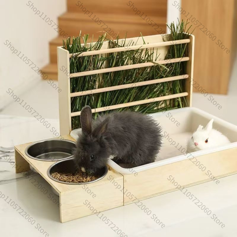 Holz-Kaninchenfutterautomat, M – Pet Beds Bewertung und Preis