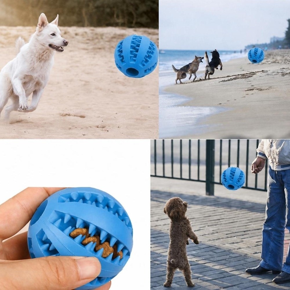 Gummi-Hundekau-Ball in verschi – Rubber Treat Dispensing Dog Toy Bewertung und Preis