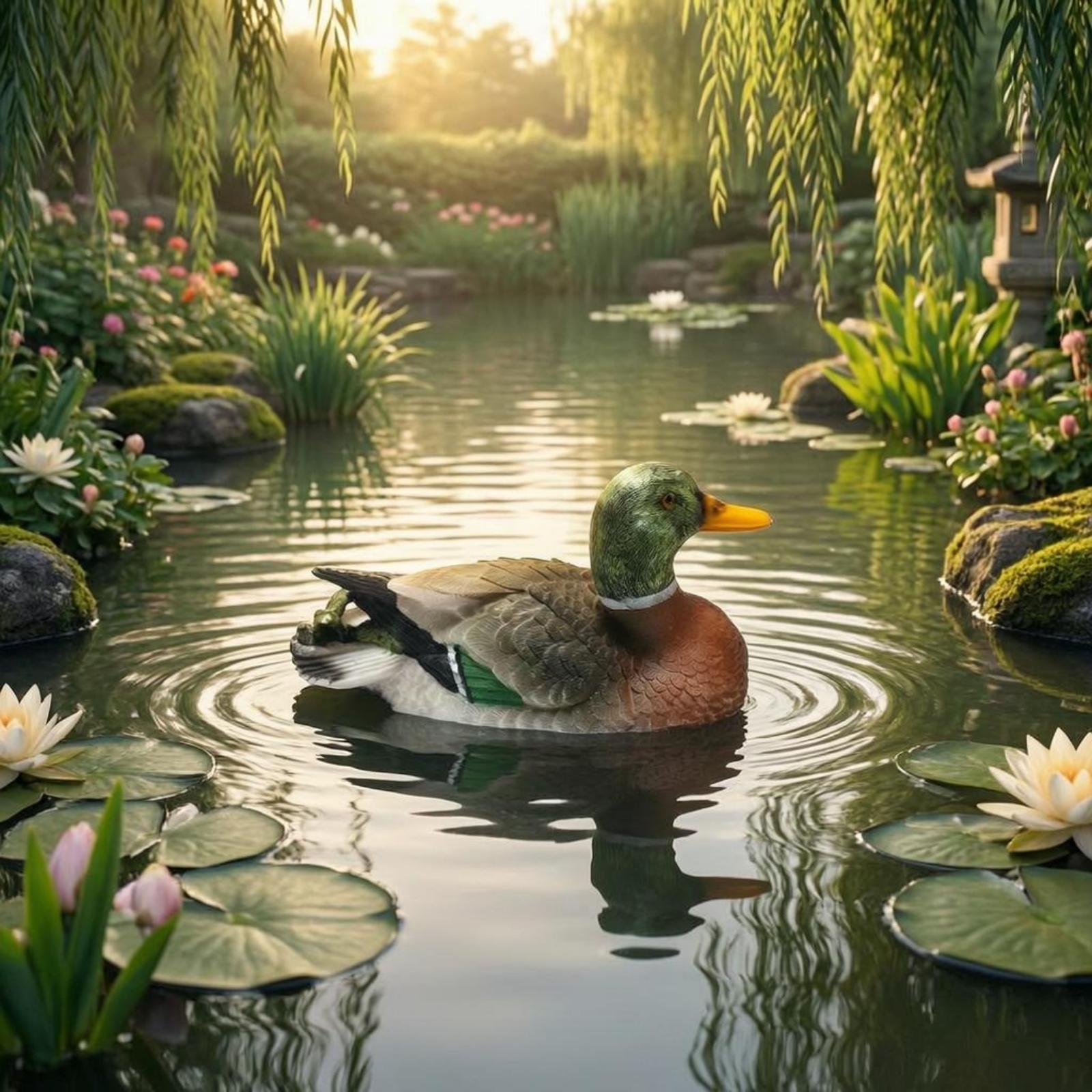 Harz-Entenfigur, Outdoor-Teich – Aquarium Bewertung und Preis